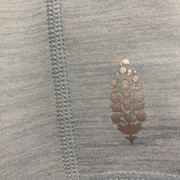 NWOT Zen Again Heather Flares By FP Movements Heather Blue Pearl small - Picture 3 of 11